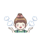 毛毛プリンセス♡職場編（個別スタンプ：18）