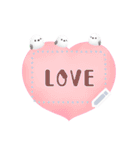 書き込める♥シマエナガのフレーム♡ 改（個別スタンプ：9）