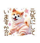 ずっと使える♥ふんわり柴犬の敬語（個別スタンプ：2）