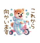 ずっと使える♥ふんわり柴犬の敬語（個別スタンプ：19）