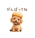 トイプードルの野菜コスプレ（個別スタンプ：27）