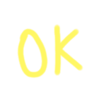 お文字スタンプ:（個別スタンプ：5）