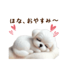 関西弁で動く♡羊毛マルチーズの家族連絡（個別スタンプ：12）