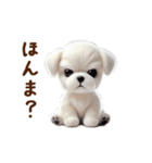関西弁で動く♡羊毛マルチーズの家族連絡（個別スタンプ：17）