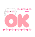マルチーズです♡名前入力可◎敬語カスタム（個別スタンプ：17）