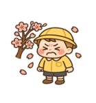 幼稚園児と桜のスタンプ@SFW（個別スタンプ：1）
