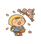 幼稚園児と桜のスタンプ@SFW（個別スタンプ：14）
