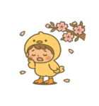 幼稚園児と桜のスタンプ@SFW（個別スタンプ：19）