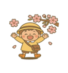 幼稚園児と桜のスタンプ@SFW（個別スタンプ：21）
