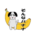 毎日使える☆太眉犬☆会話スタンプ（個別スタンプ：1）