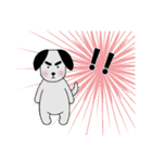 毎日使える☆太眉犬☆会話スタンプ（個別スタンプ：15）