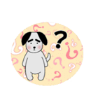 毎日使える☆太眉犬☆会話スタンプ（個別スタンプ：16）