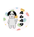 毎日使える☆太眉犬☆会話スタンプ（個別スタンプ：24）
