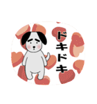毎日使える☆太眉犬☆会話スタンプ（個別スタンプ：35）