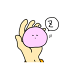 手のひらのおもち～白餅＆苺餅（個別スタンプ：26）