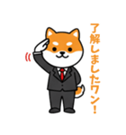 ビジネスしばいぬの日常スタンプ（個別スタンプ：2）