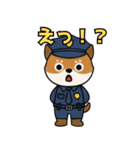 バッチリOK！犬のおまわりさん日常スタンプ（個別スタンプ：7）