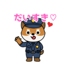 バッチリOK！犬のおまわりさん日常スタンプ（個別スタンプ：8）