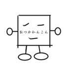顔に書いてあるスタンプ（個別スタンプ：11）
