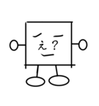 顔に書いてあるスタンプ（個別スタンプ：17）