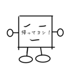 顔に書いてあるスタンプ（個別スタンプ：18）