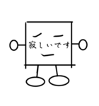 顔に書いてあるスタンプ（個別スタンプ：19）