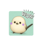 しあわせシマエナガ便 ①（個別スタンプ：3）