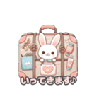 キュートうさぎのほっこりライフ（個別スタンプ：11）