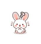 キュートうさぎのほっこりライフ（個別スタンプ：35）