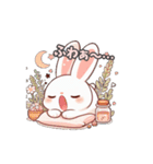 キュートうさぎのほっこりライフ（個別スタンプ：37）
