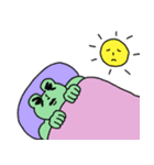 ラブリー筋肉カエル4(韓国語)（個別スタンプ：15）
