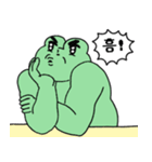 ラブリー筋肉カエル4(韓国語)（個別スタンプ：19）