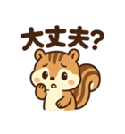 毎日使えるかわいいリススタンプ（個別スタンプ：37）