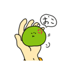 手のひらのおもち～抹茶餅＆檸檬餅（個別スタンプ：11）