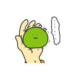 手のひらのおもち～抹茶餅＆檸檬餅（個別スタンプ：12）