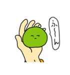 手のひらのおもち～抹茶餅＆檸檬餅（個別スタンプ：15）