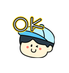 あのぼうしの子【毎日使える】（個別スタンプ：3）