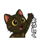 じゅな【さび猫のスタンプ】（個別スタンプ：5）
