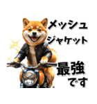 ツーリング♡バイク好き 豆柴 (春夏)（個別スタンプ：27）
