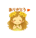 マノアちゃんうさちゃんのごきげんスタンプ（個別スタンプ：6）