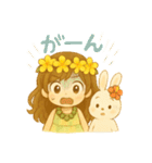 マノアちゃんうさちゃんのごきげんスタンプ（個別スタンプ：8）