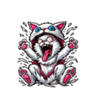 うさぎ癖MAX❸着ぐるみ破壊（個別スタンプ：9）
