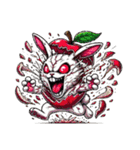 うさぎ癖MAX❸着ぐるみ破壊（個別スタンプ：25）