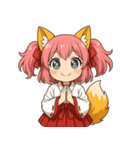 文字無し編ケモミミ娘めいぽん（個別スタンプ：10）