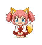 文字無し編ケモミミ娘めいぽん（個別スタンプ：11）
