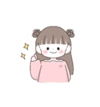 冬・年末年始のゆるかわな女の子【再販】（個別スタンプ：12）