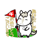 かわいい馬のゴルフ年賀スタンプ【午年】（個別スタンプ：5）