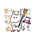 かわいい馬のゴルフ年賀スタンプ【午年】（個別スタンプ：7）