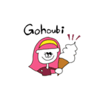 カラフルギャルズ（個別スタンプ：3）