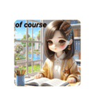 #cozy library [日常会話と敬語]英語版（個別スタンプ：5）